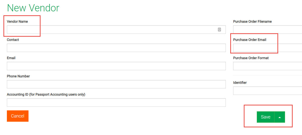 Vendor Setup and Email Configuration – reciProfity